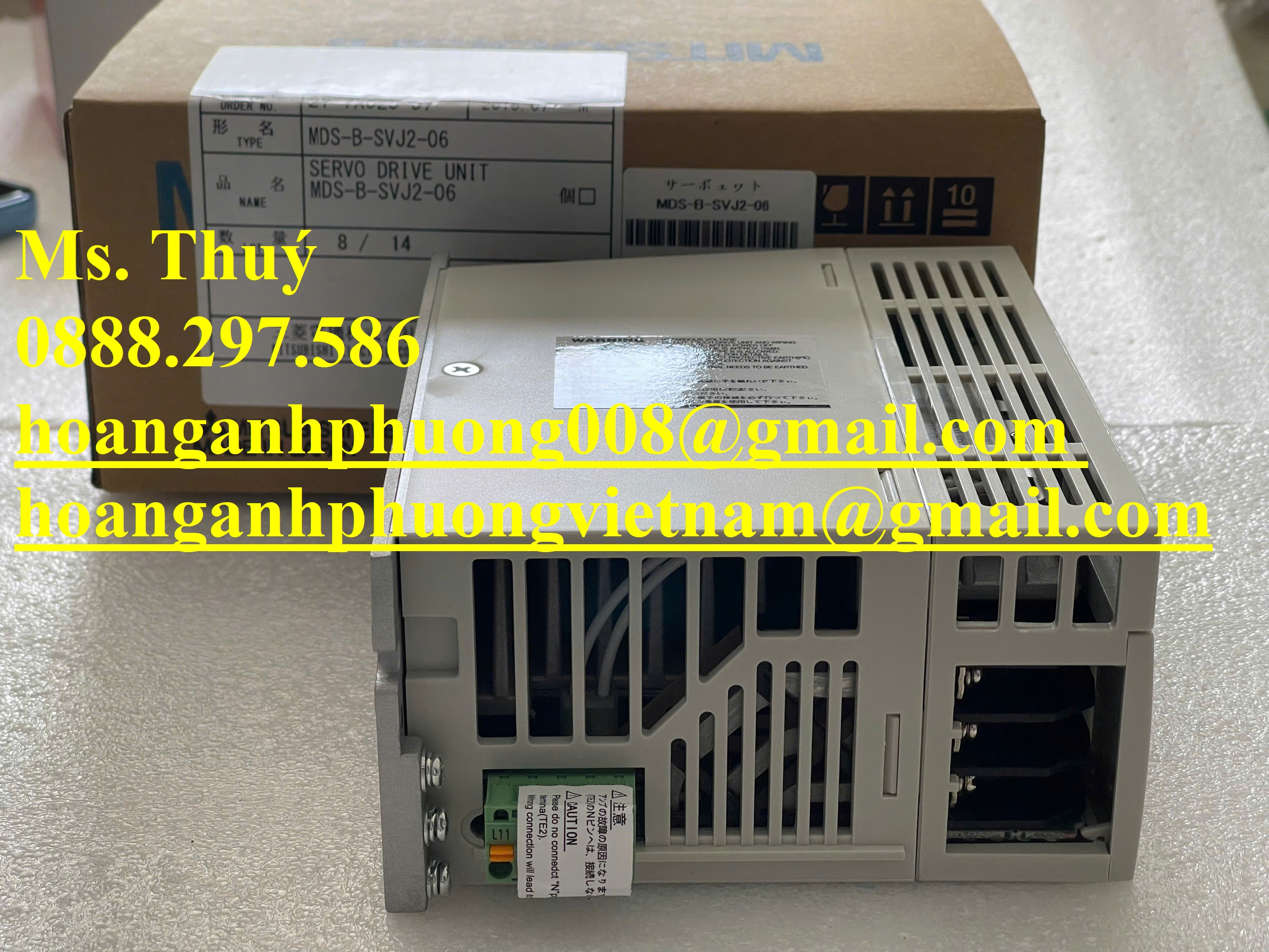 Mitsubishi MDS-B-SVJ2-06 - New Servo Driver - Bình Dương